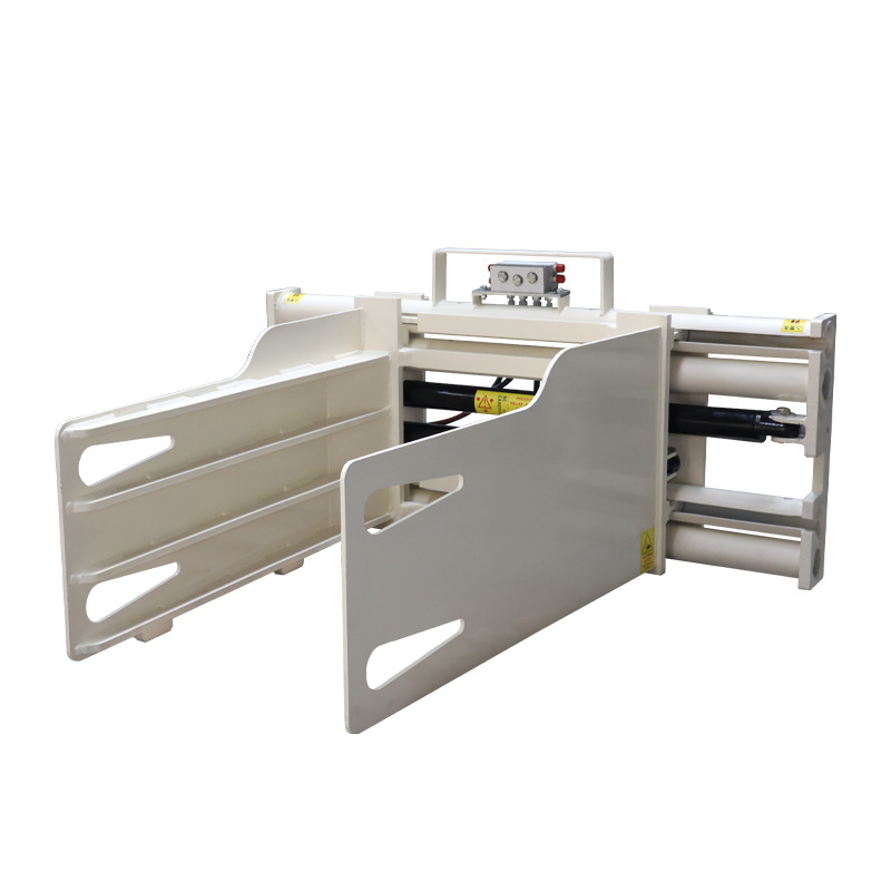 Pinza piatta con spostamento laterale per carrello elevatore