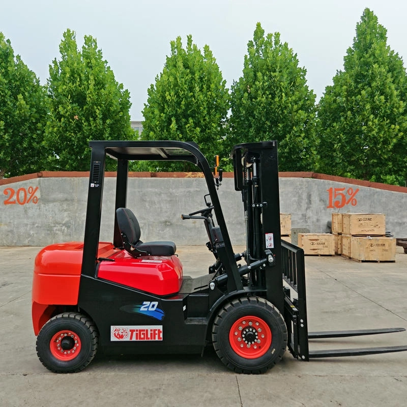 Carrello elevatore diesel di piccole dimensioni