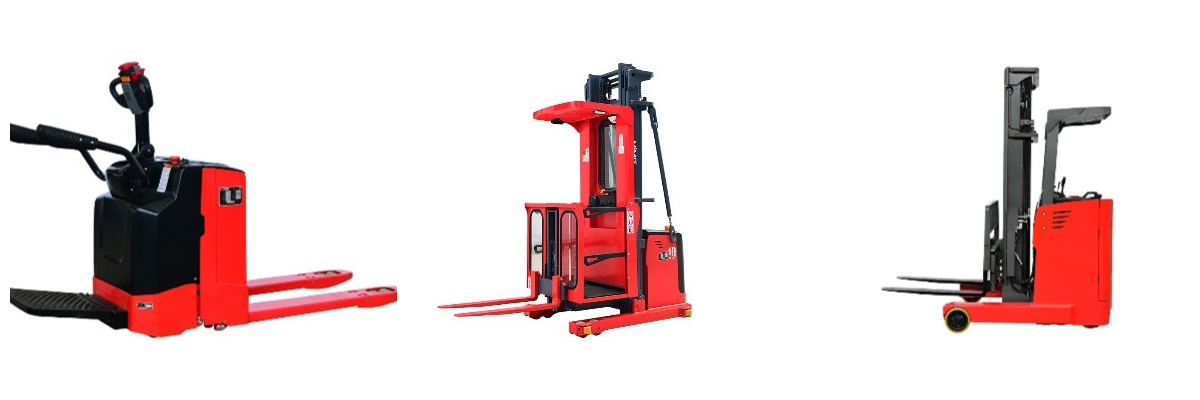 Classe II: Carrelli elevatori a corsia stretta con motore elettrico