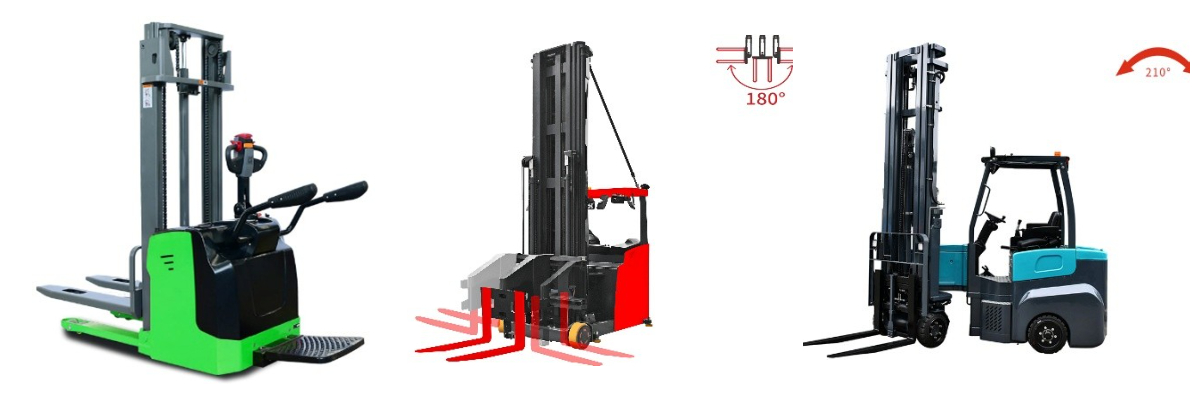 Classe II: Carrelli elevatori a corsia stretta con motore elettrico
