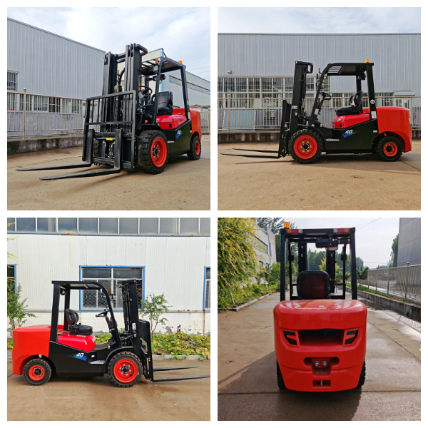 Carrello elevatore diesel idraulico da 4 t